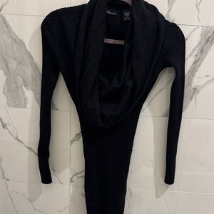 Moda International Black Cowl Neck Sweater